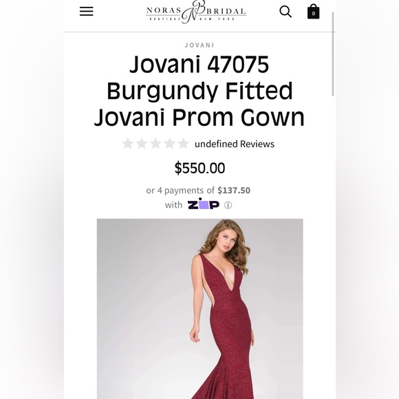 Jovani A-Line Gown - Picture 12 of 12